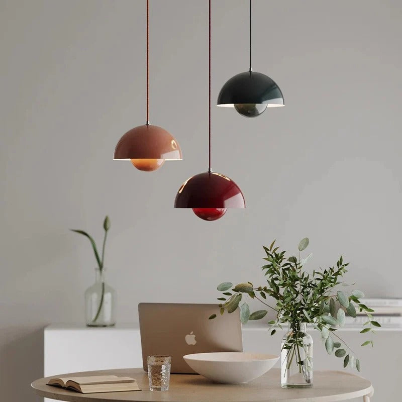 Colorful Flowerpot Hanging Pendant Light