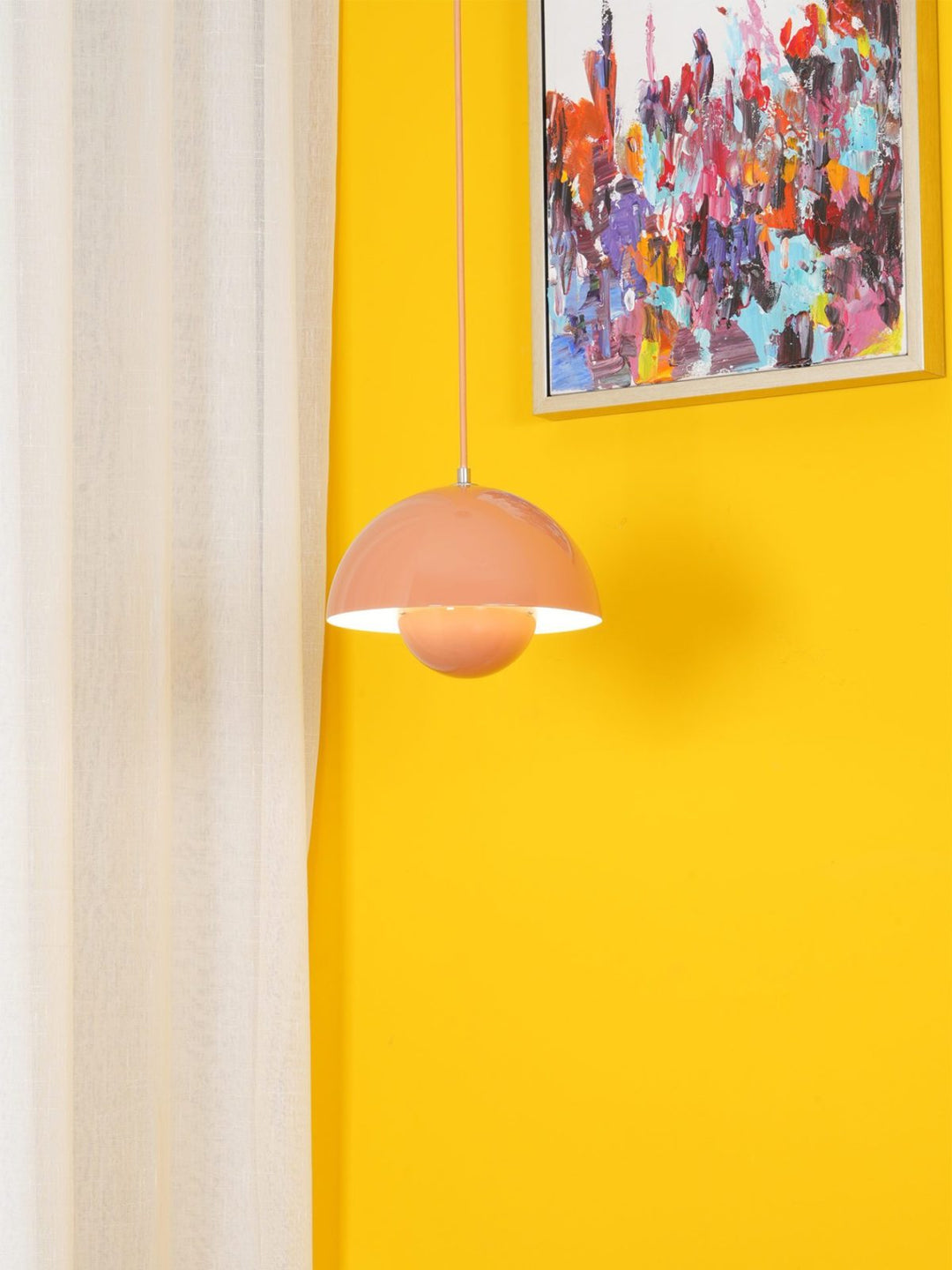 Colorful Flowerpot Hanging Pendant Light