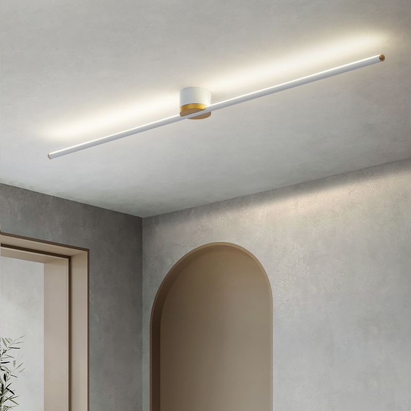 Contemporary Linear Ceiling Light – Energy-Saving LED