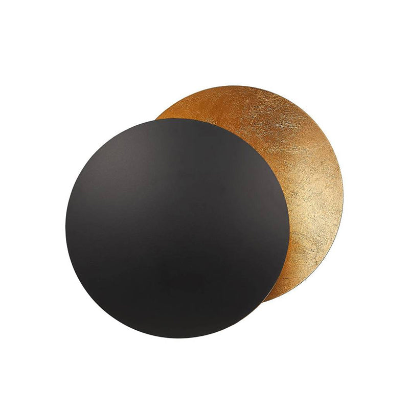 Contemporary Moon Wall Lamp – Metallic Finish