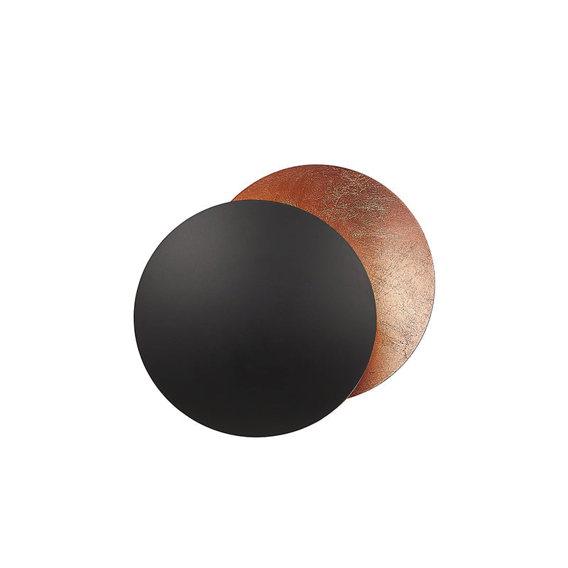 Contemporary Moon Wall Lamp – Metallic Finish