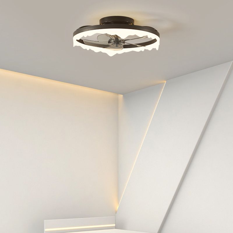 Contemporary Ceiling Fan with Light