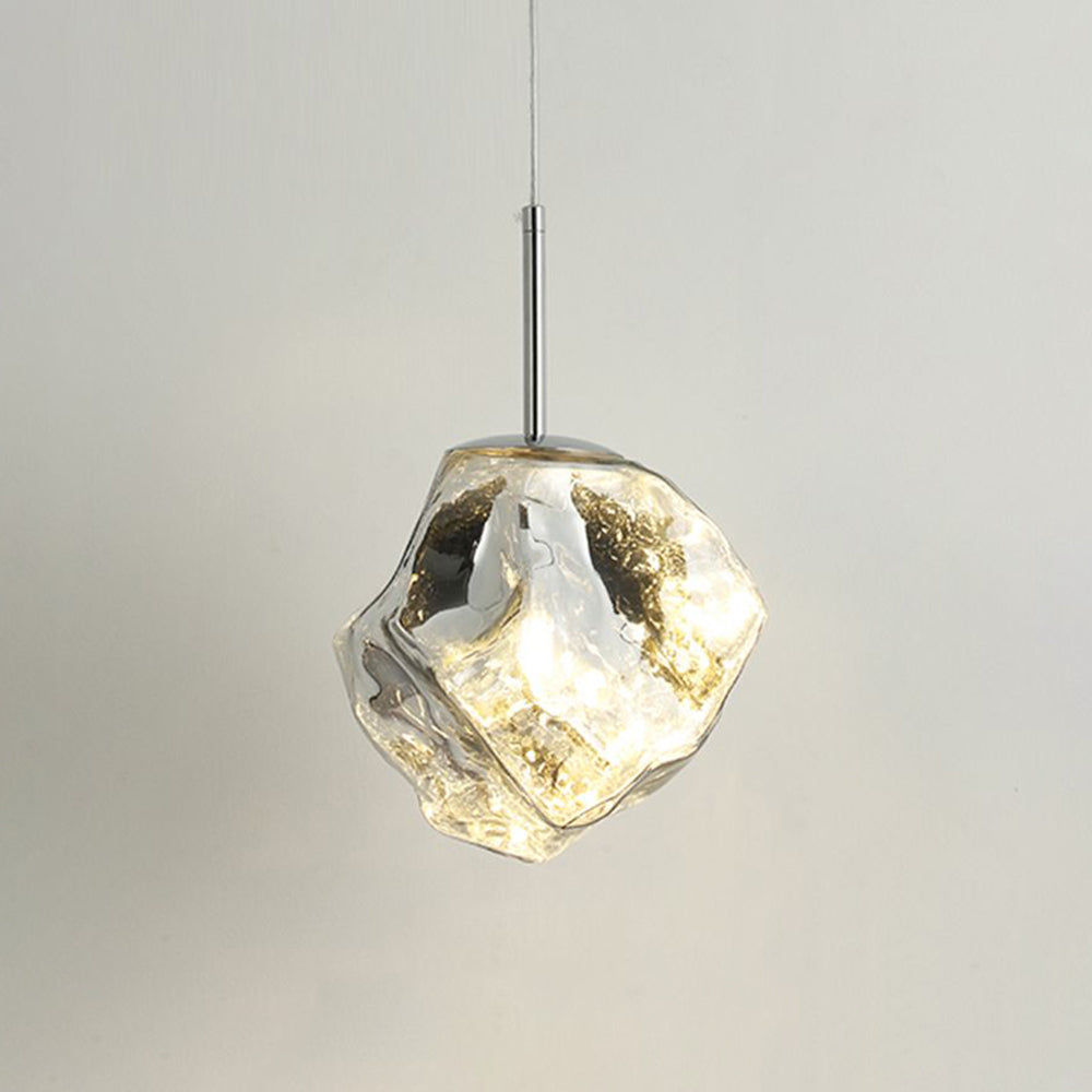 Creative Lava Glass Pendant Lamp – Irregular Rock Shape