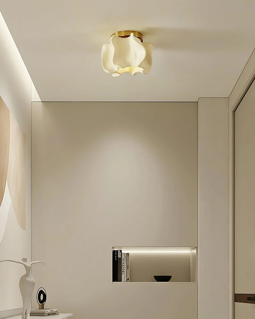 Creative Twisted Flower Ceiling Light