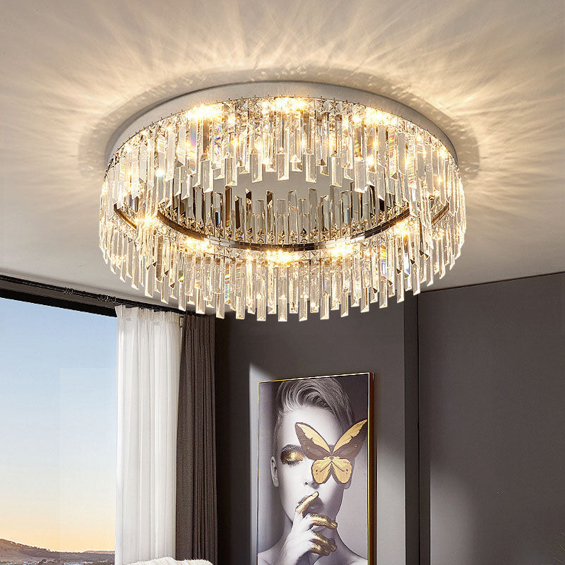 Crystal Ceiling Light - Luxury Modern Design