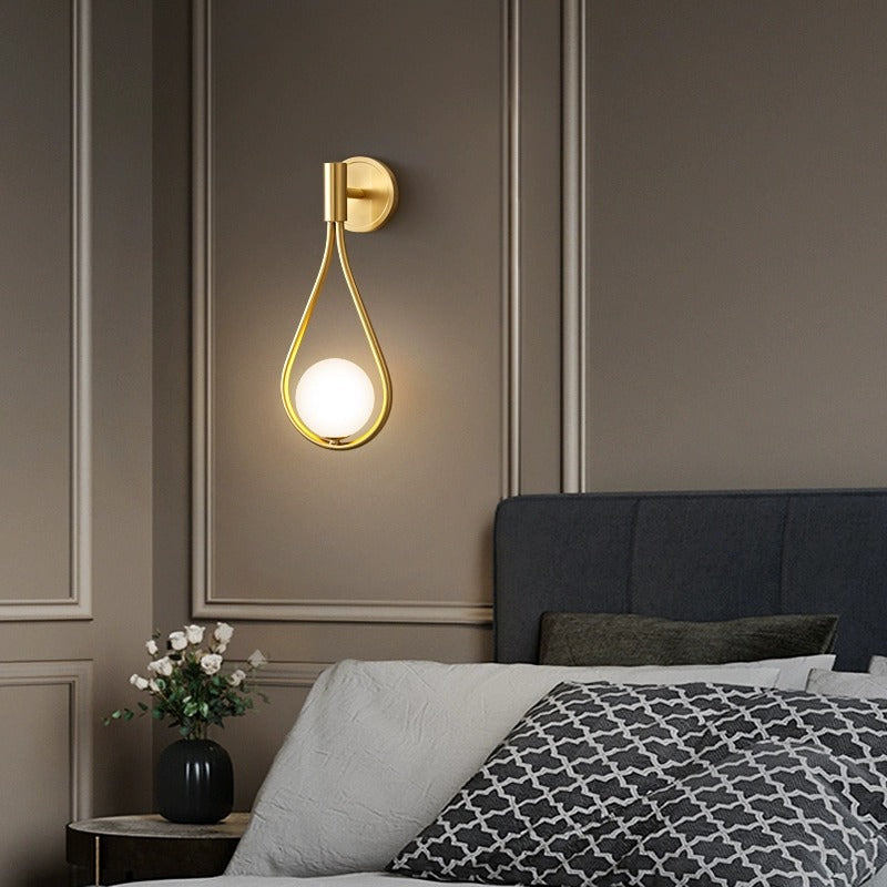 Decorative Glass Bulb Wall Light