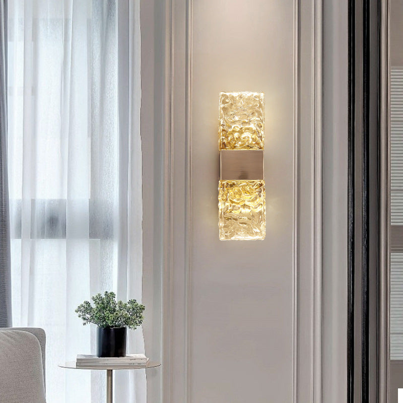 Elegant Crystal Wall Sconce Fixture