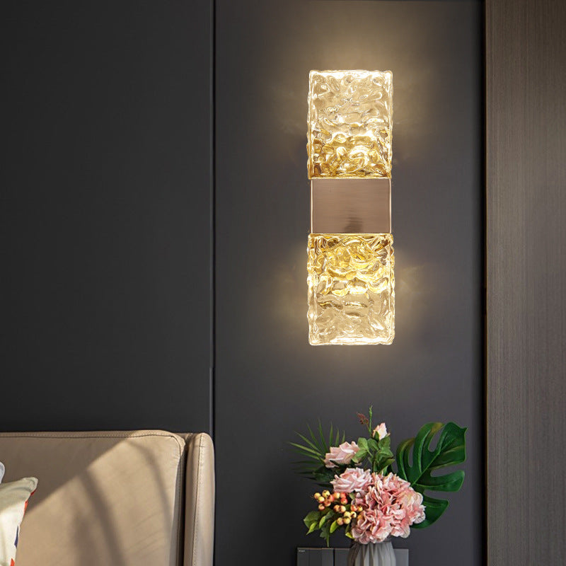 Elegant Crystal Wall Sconce Fixture