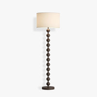 Elegant French Wooden Floor Lamp