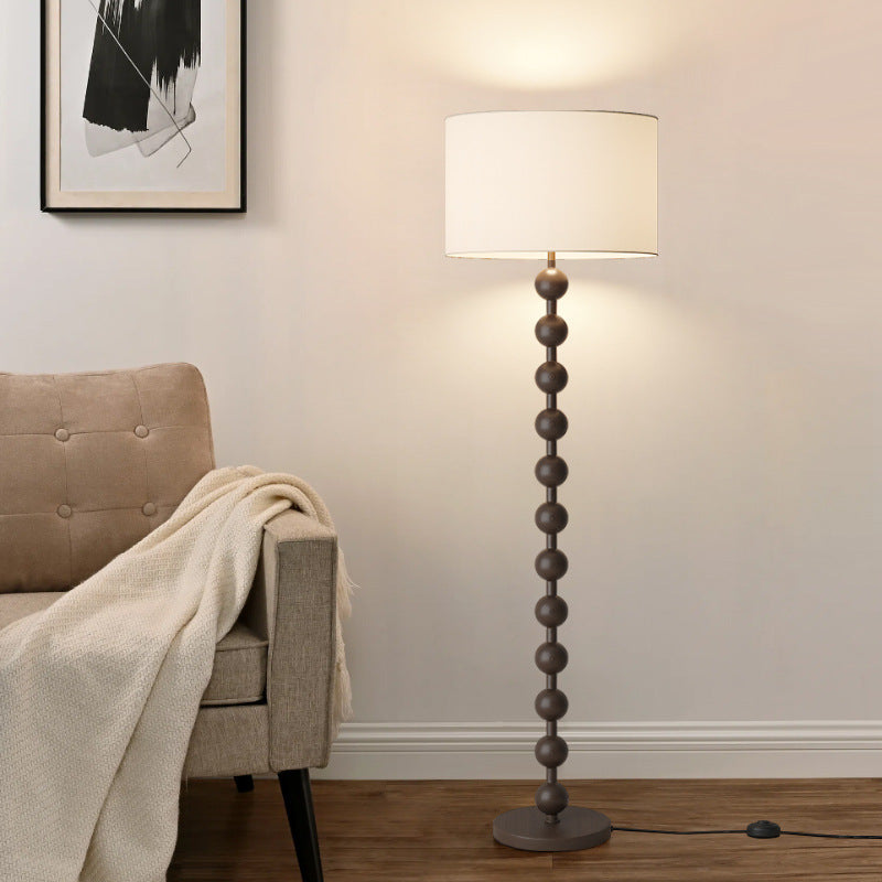 Elegant French Wooden Floor Lamp