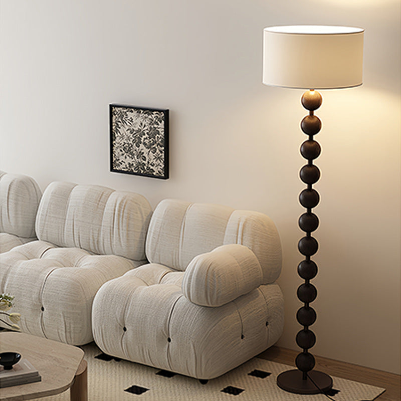 Elegant French Wooden Floor Lamp