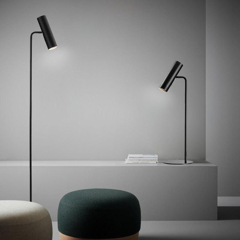 Elegant Minimalist Satin Brass Lamp