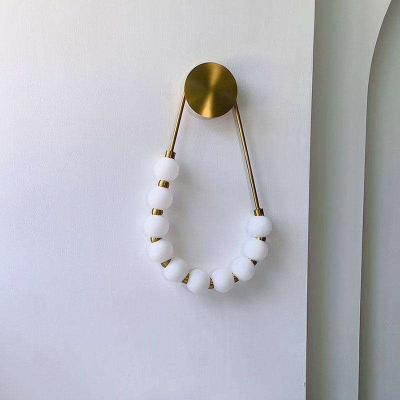 Elegant Necklace Wall Lamp with LED