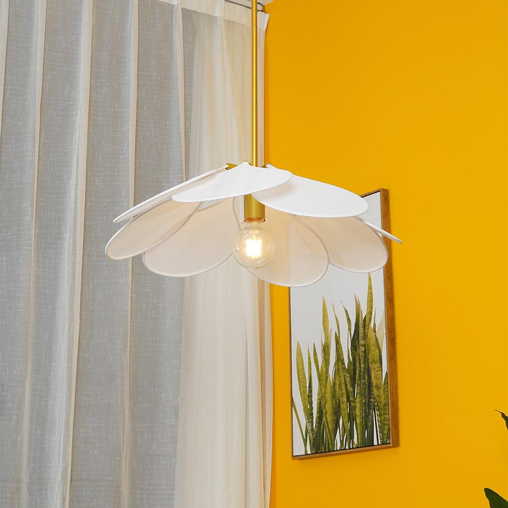 Floral Pendant Light – Soft Light and Shadows, Teardrop Petals