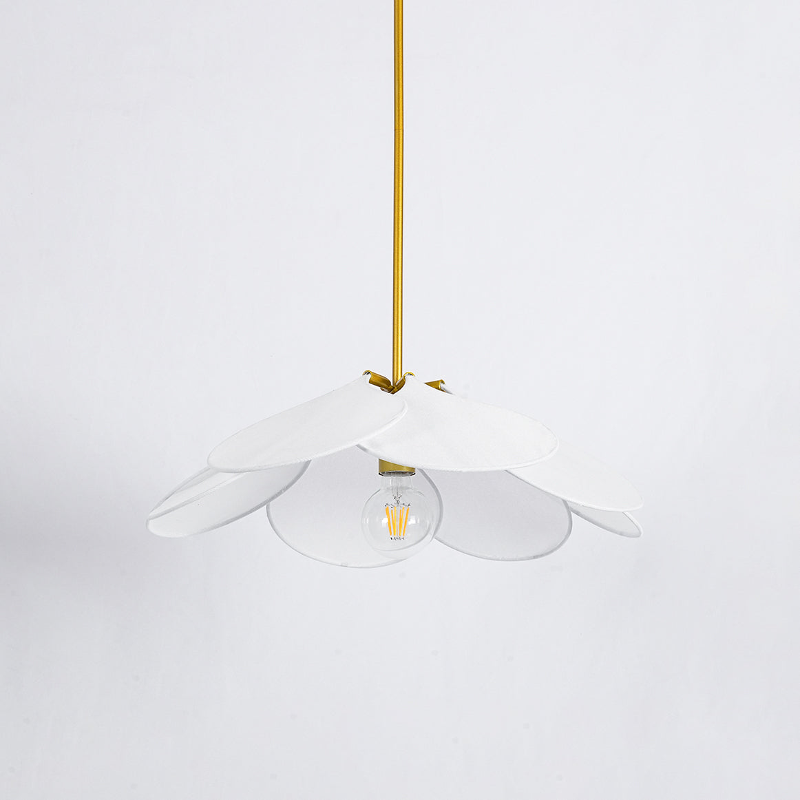 Floral Pendant Light – Soft Light and Shadows, Teardrop Petals