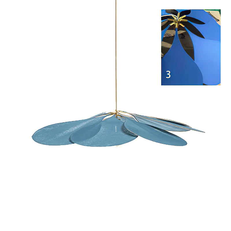 Floral Pendant Light – Soft Light and Shadows, Teardrop Petals