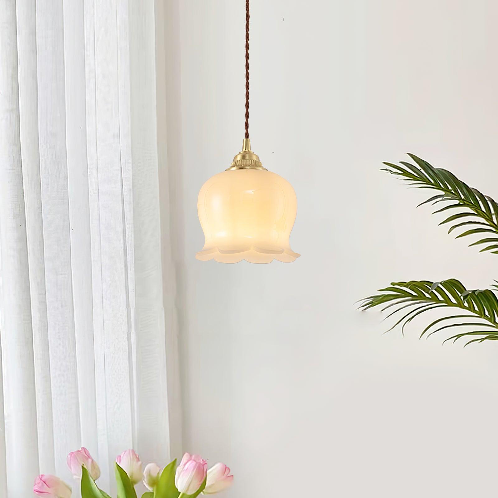 Flower Shaped Pendant Lamp - Artistic Home Decor