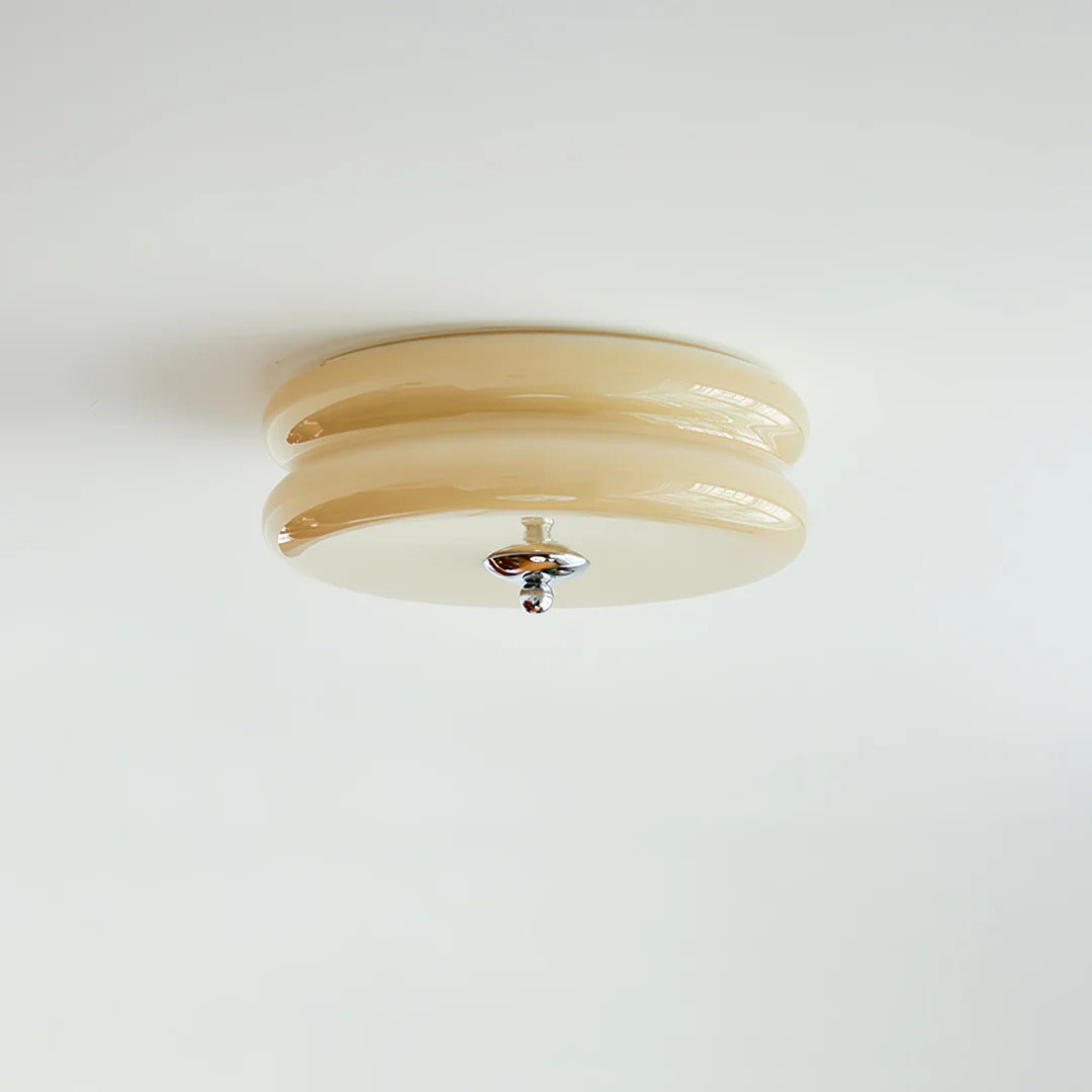 Flush Mount LED Light with Minimalist Disc-Design
