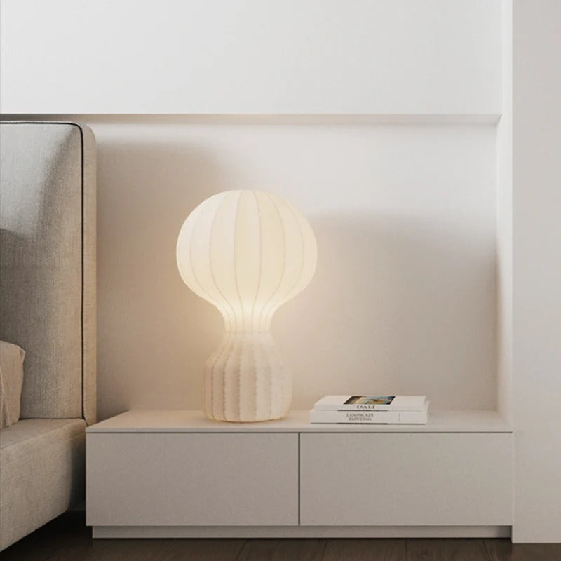 French Vintage Silk Table Lamp - Renée Collection