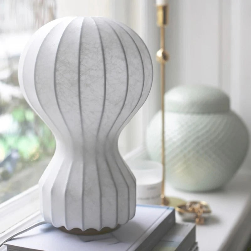 French Vintage Silk Table Lamp - Renée Collection