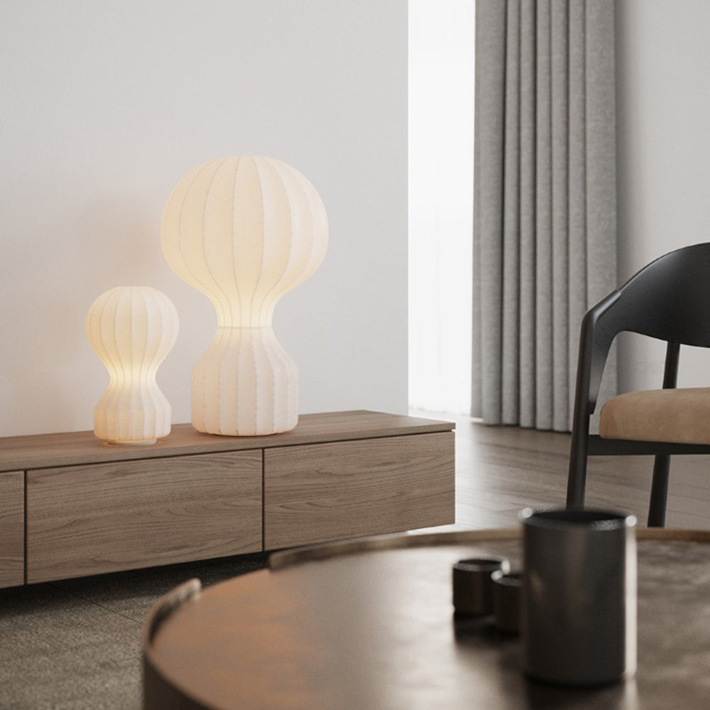French Vintage Silk Table Lamp - Renée Collection