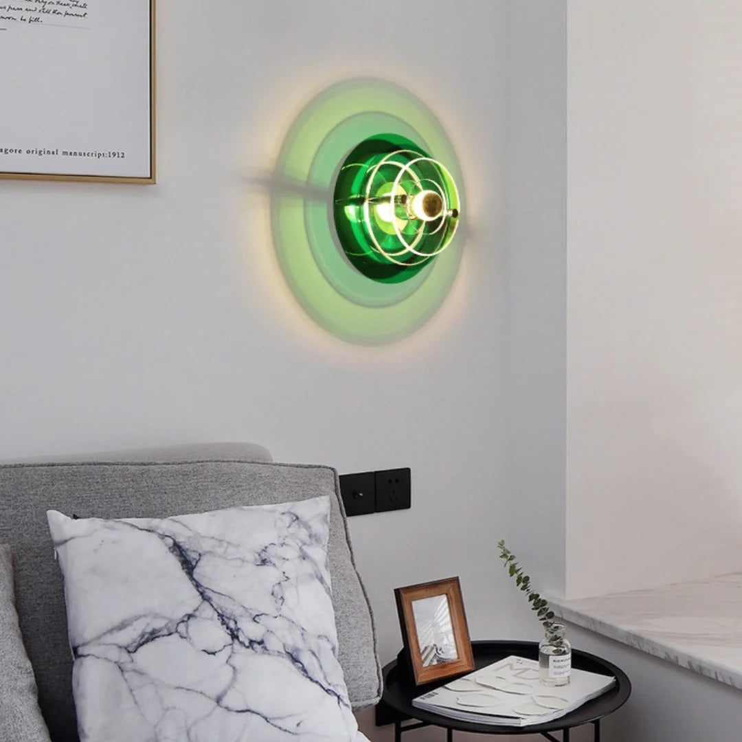 Futuristic UFO Wall Lamp Design