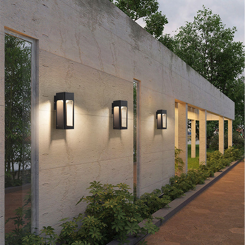 Geometric Outdoor Wall Light – Minimalist Modern Design, Weatherproof