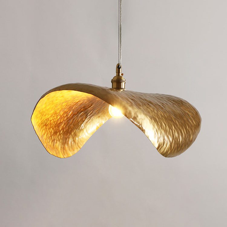 Hammered Brass Pendant Light – Distinctive Modern Design