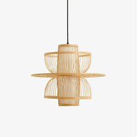 Handcrafted Bamboo Pendant Lamp with Unique Design