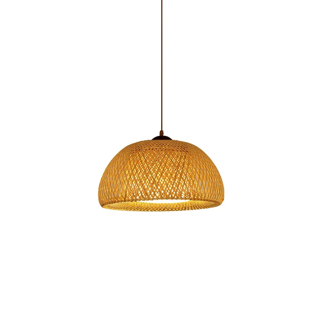 Handmade Bamboo Basket Pendant Lamp