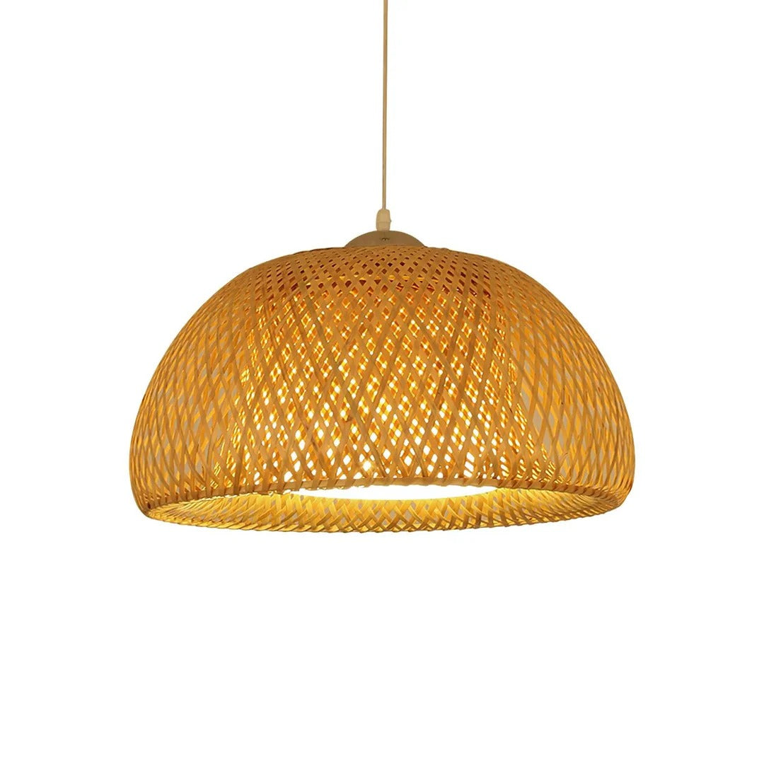 Handmade Bamboo Basket Pendant Lamp