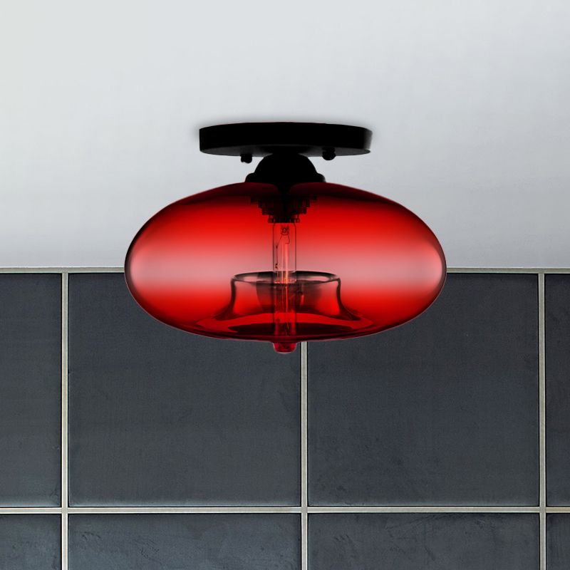 Industrial Globe Ceiling Light – Modern Art Deco Design