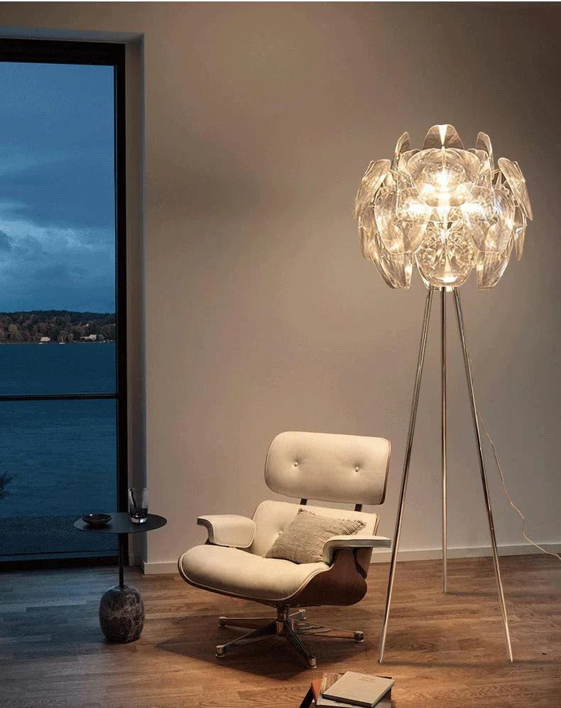 Italian Design Flower Floor Lamp