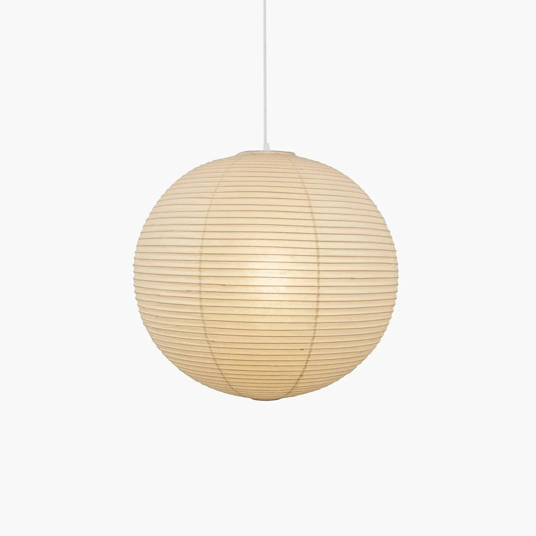 Japanese Globe Rice Paper Pendant Light