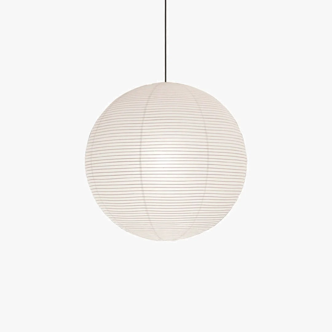 Japanese Globe Rice Paper Pendant Light