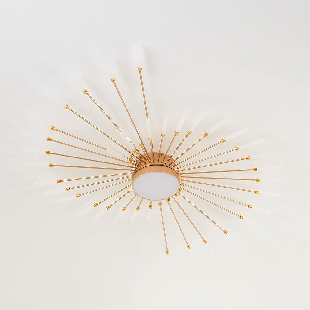 Modern Ceiling Light: Dynamic Fireworks Design