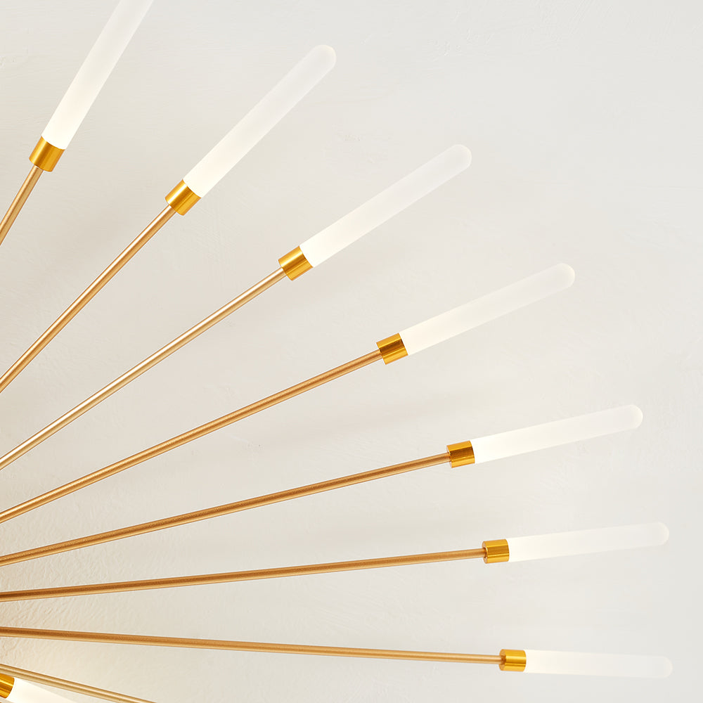 Modern Ceiling Light: Dynamic Fireworks Design