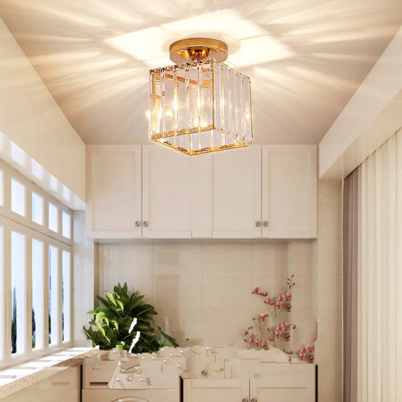 Luxury Crystal Ceiling Light – Modern Flush Mount