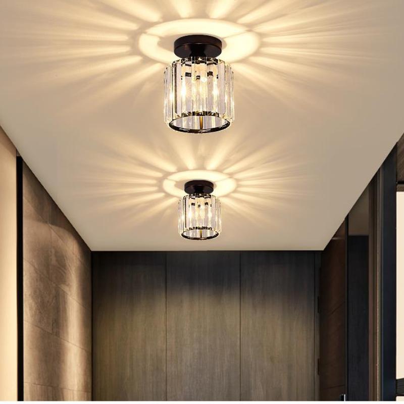 Luxury Crystal Ceiling Light – Modern Flush Mount