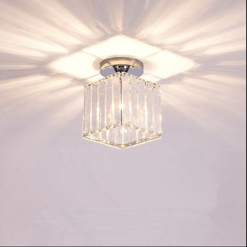 Luxury Crystal Ceiling Light – Modern Flush Mount