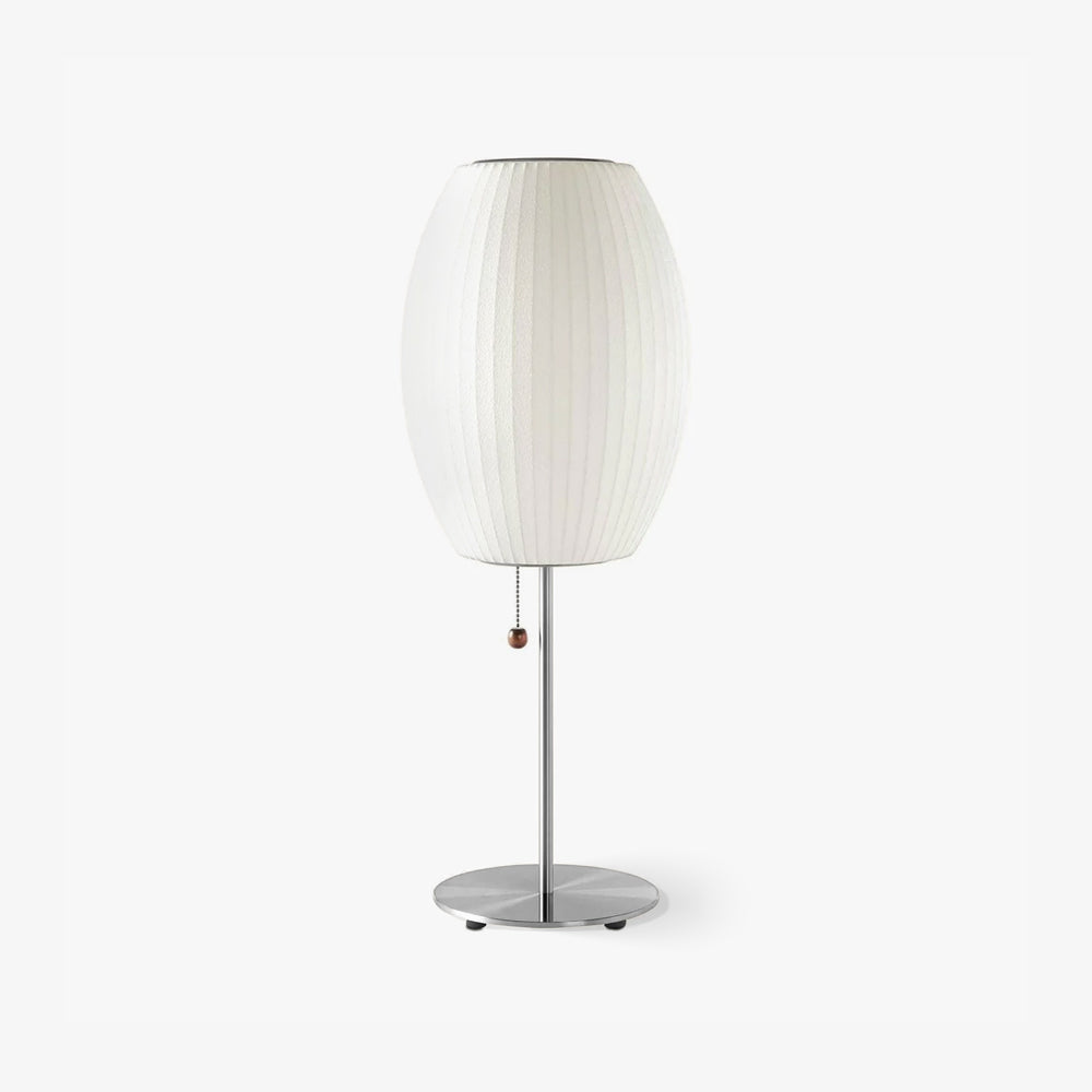 Mid-Century Table Lamp – Elegant Ribbed Shade