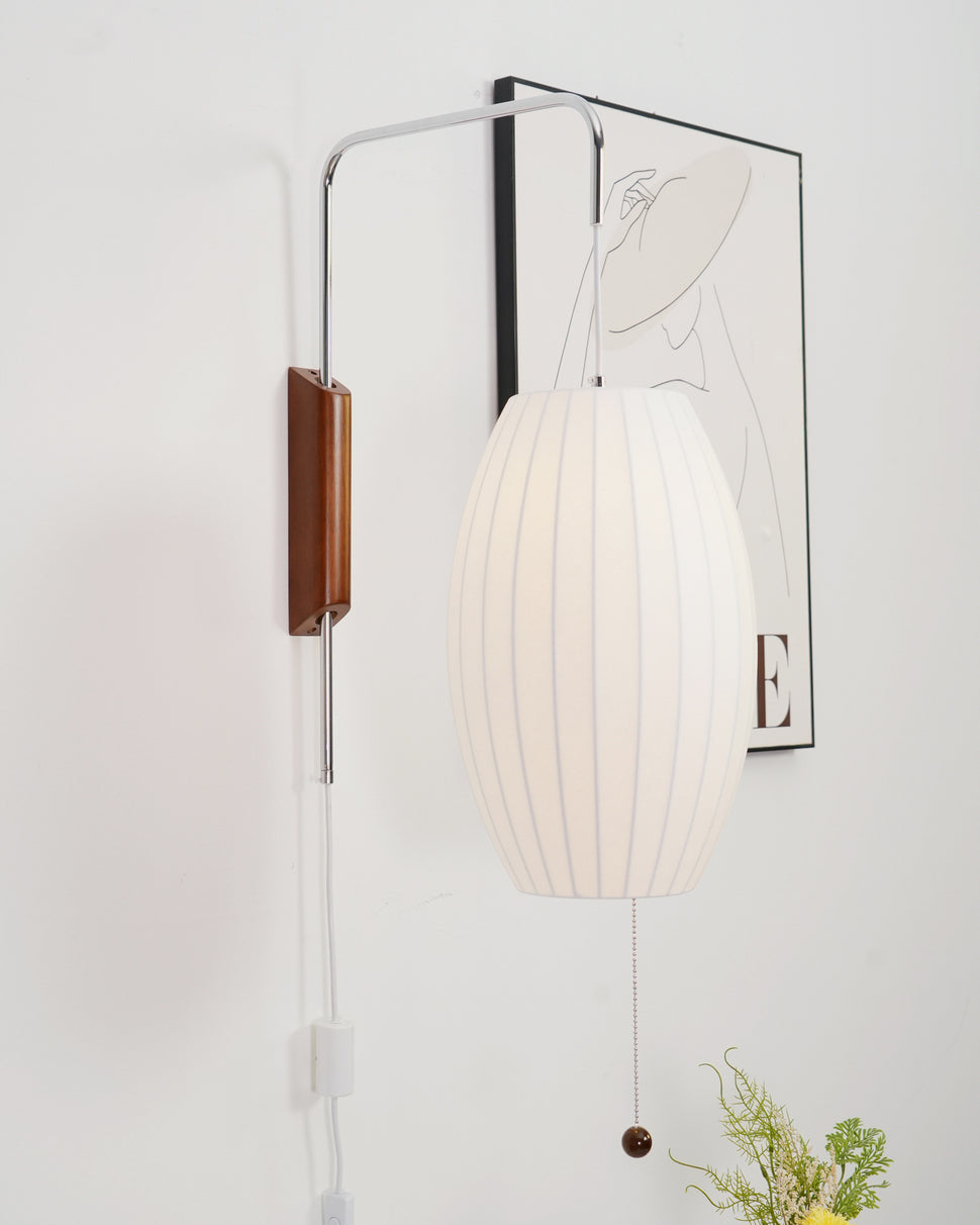 Mid-Century Wall Lamp – Adjustable Bubble Design