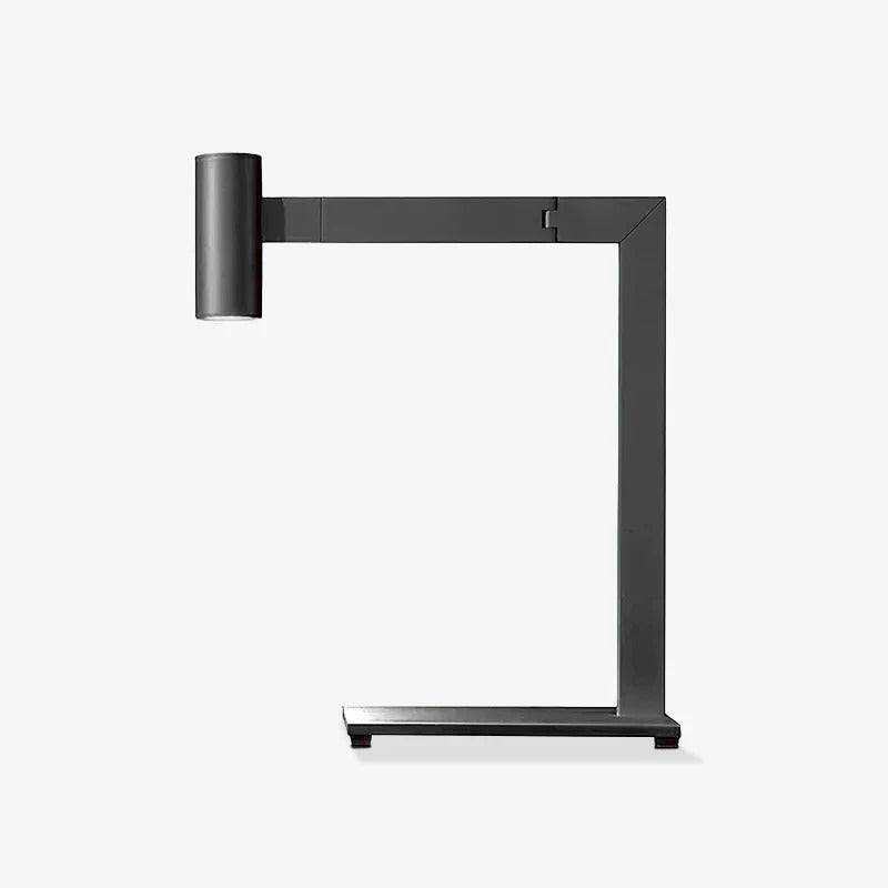 Minimalist L-Shaped Desk Lamp with Integrated LED