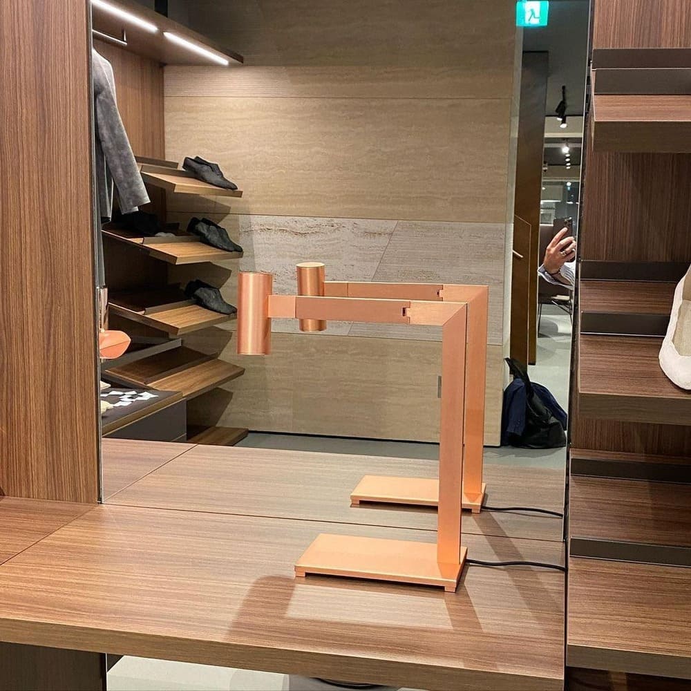 Minimalist L-Shaped Desk Lamp with Integrated LED