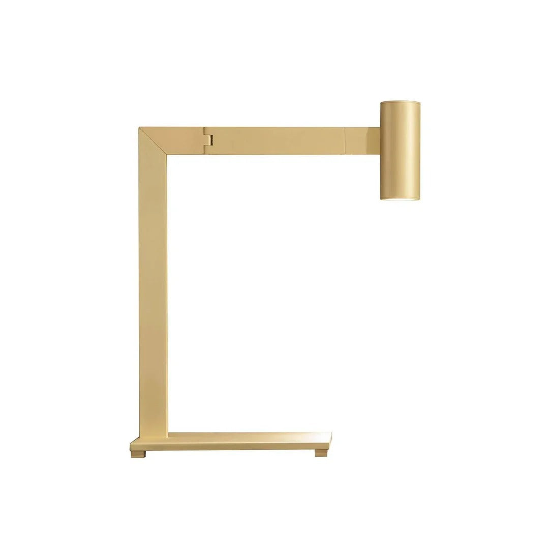 Minimalist L-Shaped Desk Lamp with Integrated LED