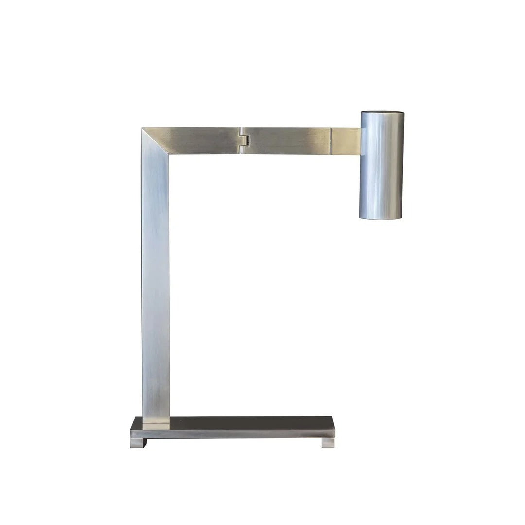 Minimalist L-Shaped Desk Lamp with Integrated LED