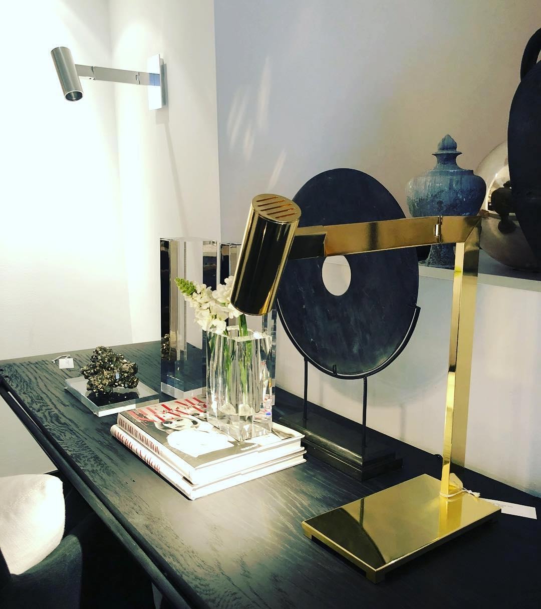 Minimalist L-Shaped Desk Lamp with Integrated LED