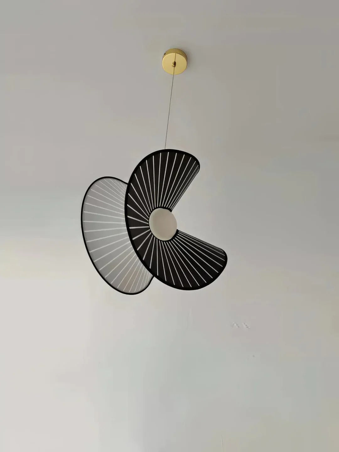 Minimalist Semicircular Pendant Light – Integrated LED