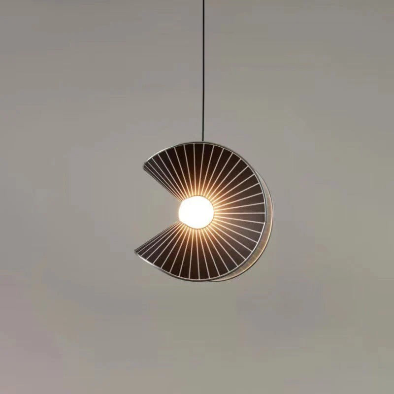 Minimalist Semicircular Pendant Light – Integrated LED