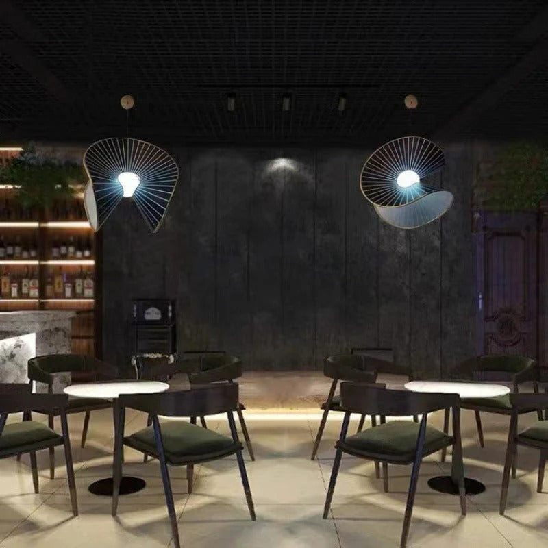 Minimalist Semicircular Pendant Light – Integrated LED